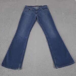 VTG American Eagle Jeans Womens 12 Long Hipster Boot Cut Mid Rise Stretch Y2K